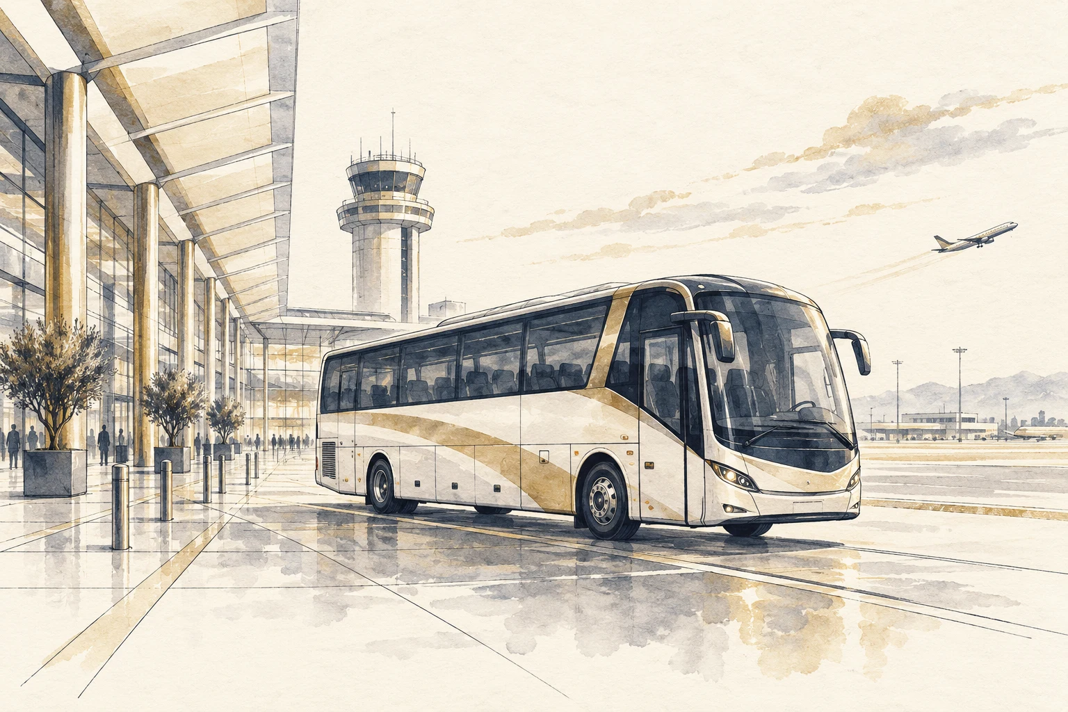 Illustration: Flughafenverbindungen