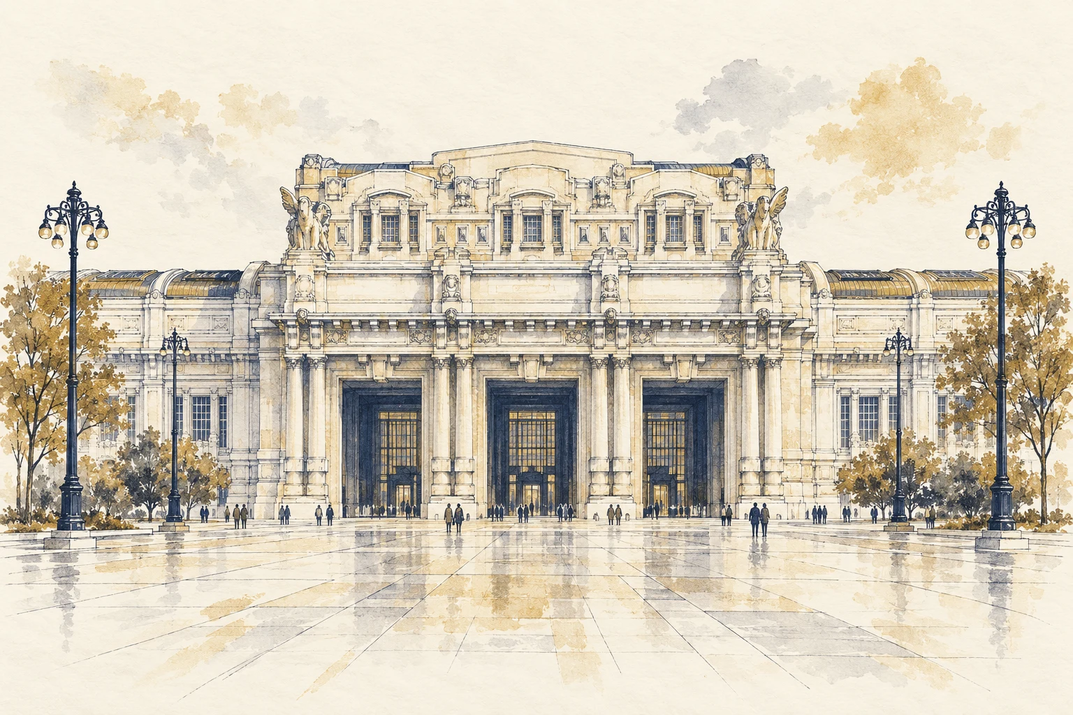Illustration: Milano Centrale